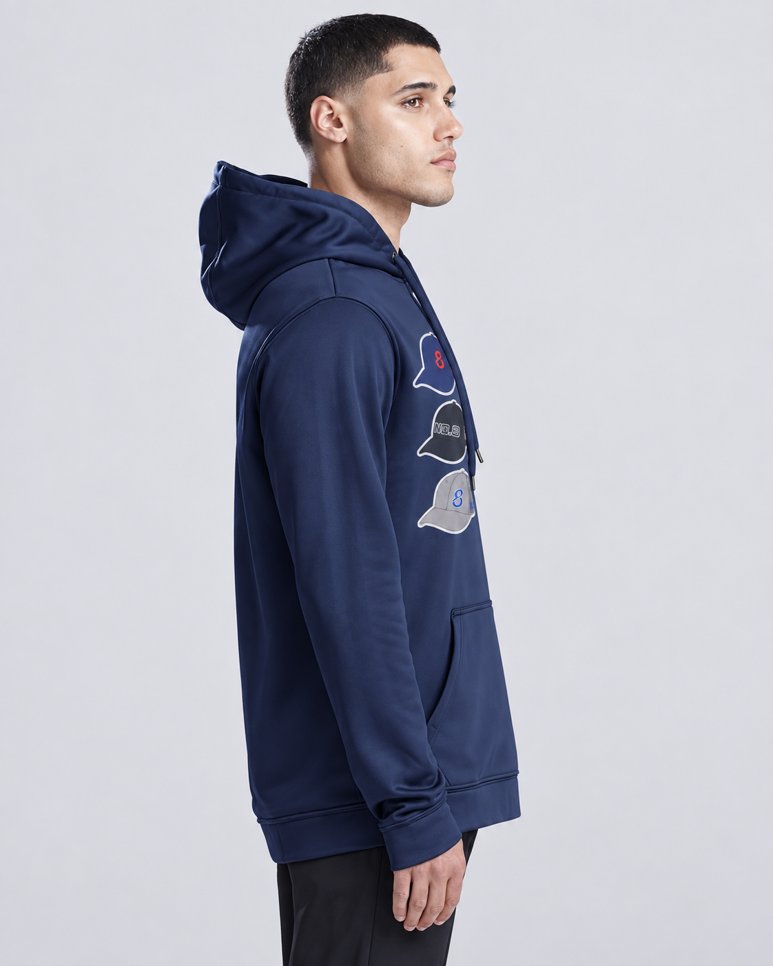 NO.8 Triple Cap Hoodie Adults/Teens