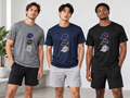 NO.8 Triple Cap T-shirt Adults/Teens