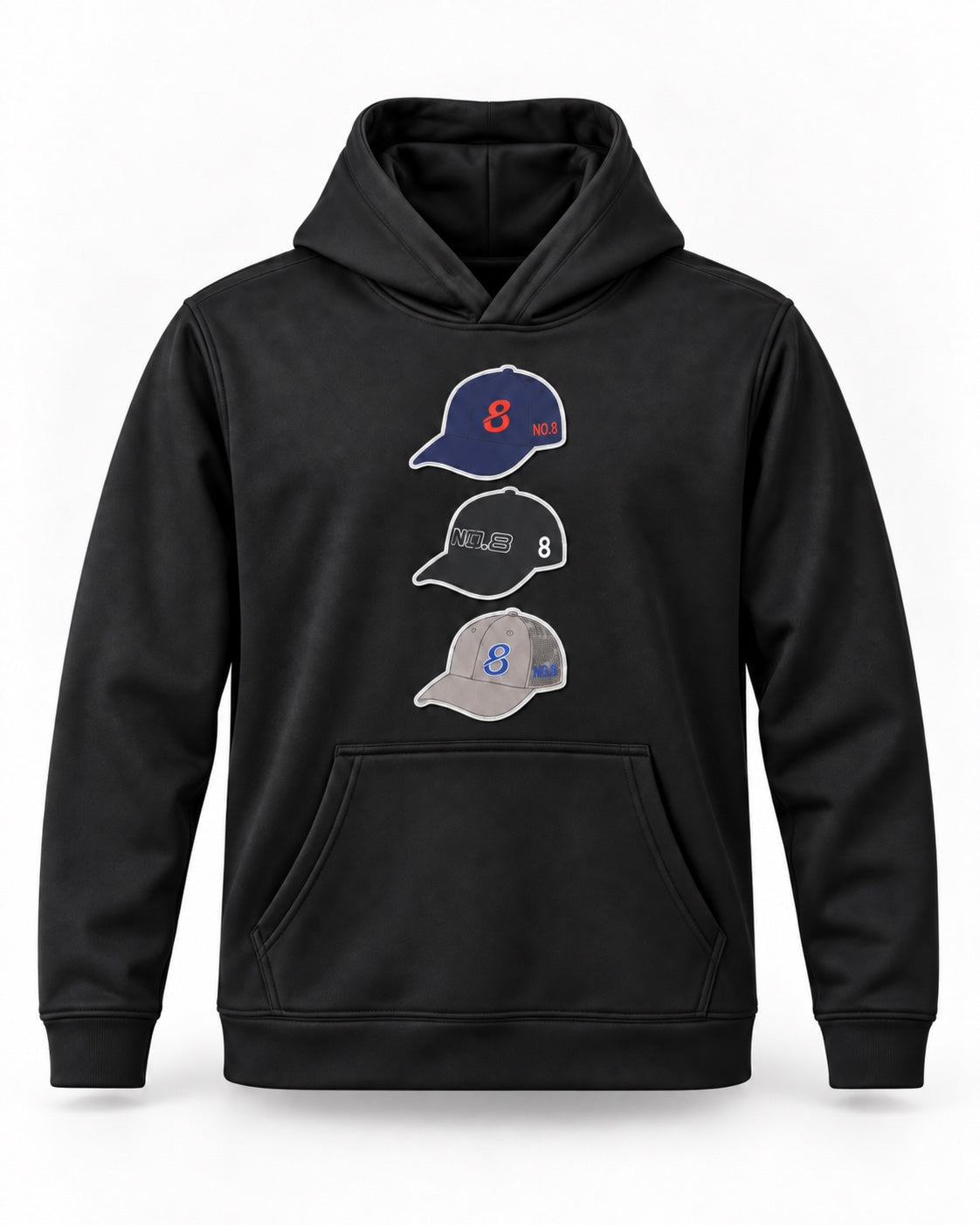 NO.8 Triple Cap Hoodie Kids