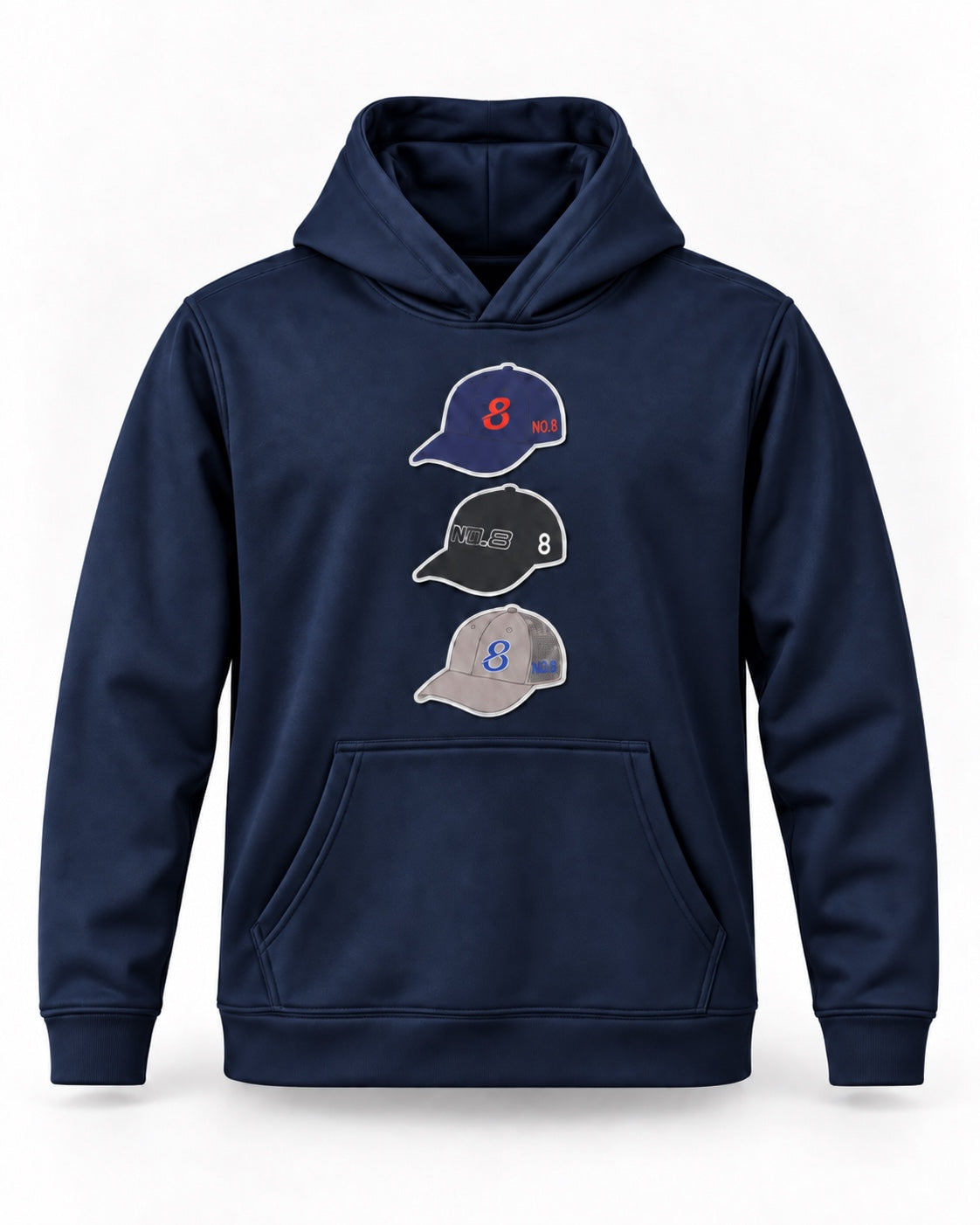 NO.8 Triple Cap Hoodie Kids